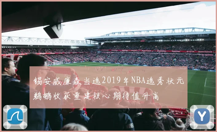 锡安威廉森当选2019年NBA选秀状元鹈鹕收获重建核心期待值升高